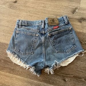 Wrangler Women's Blue Denim Cutoff Shorts